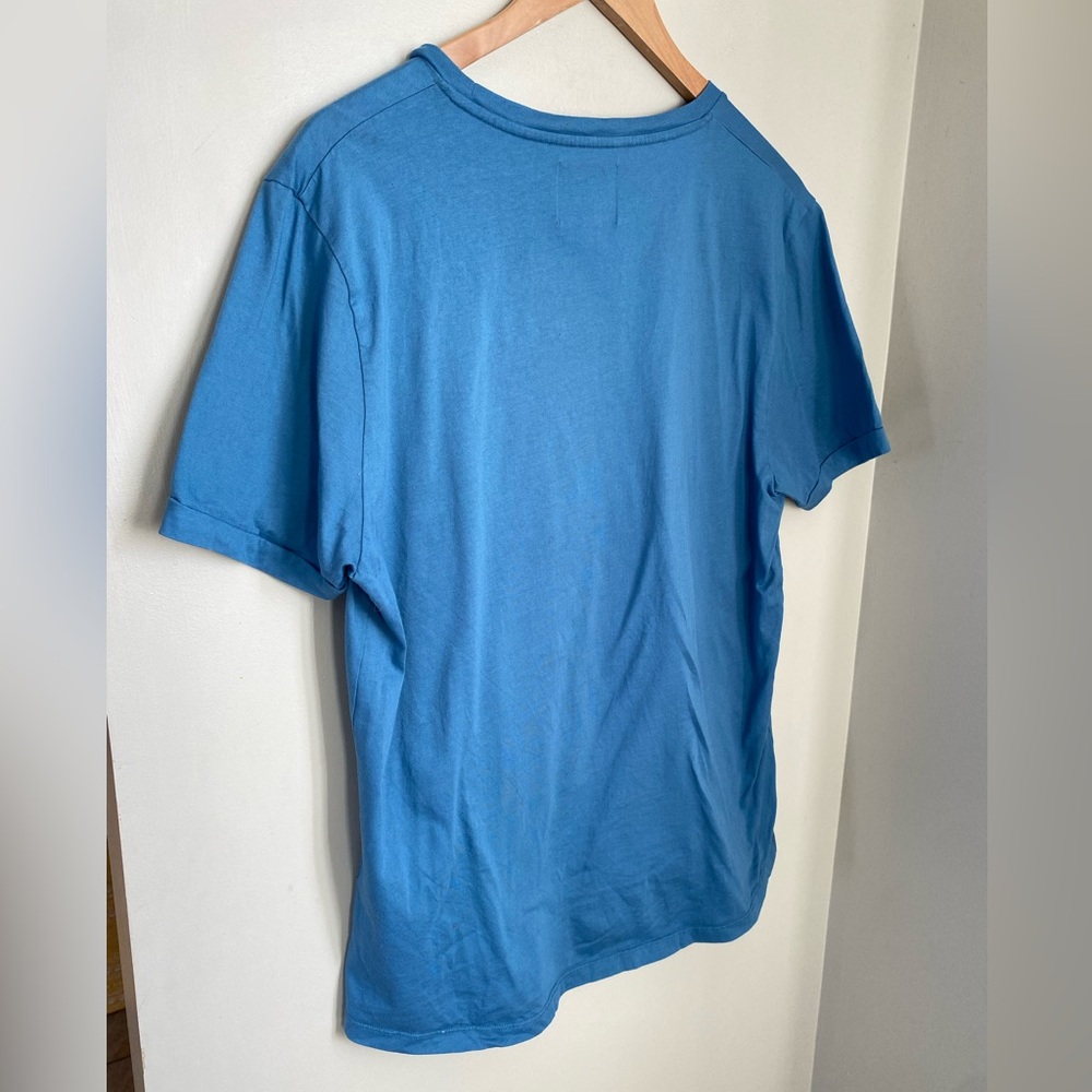 INIMIGO Men’s Organic Cotton Heart T Shirt Size XL Blue - Picture 5 of 10